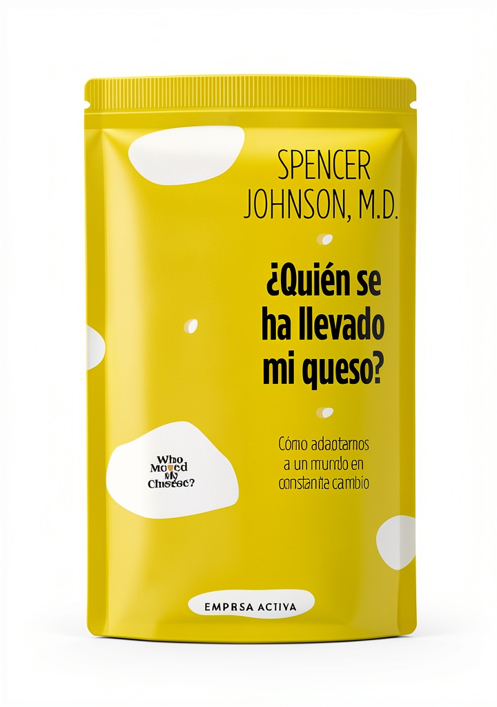 Installing ¿Quién se ha llevado mi queso? – Empresa Activa Kindle eBook Spanish on a wooden desk