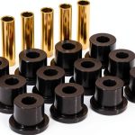 Leaf Spring Bushing Prothane 7-1001-BL Painted Aluminum 6x6x4 in-0