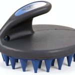 Weaver Leather Palm-Held Curry Comb French Blue/Gray 4" x 4½"-0
